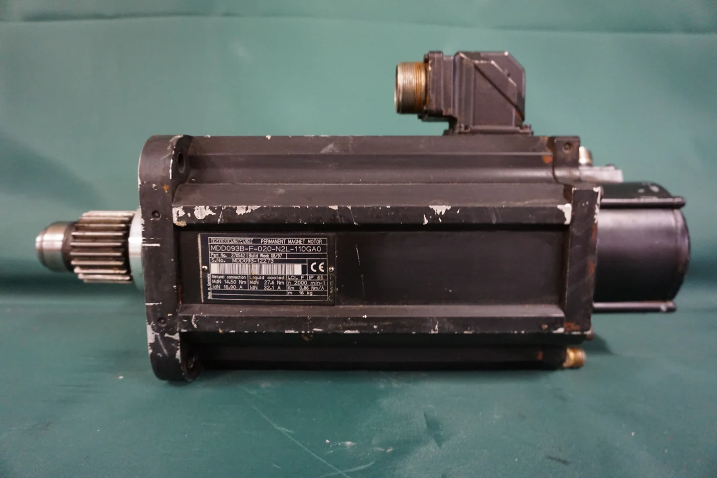 Litco MDD093B-F-020-N2L-110GA0 motor from the Finale inventory photo collection